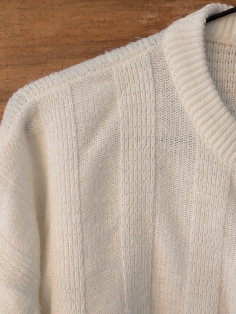 Universal Thread Ivory Ribbed Button-Front Cardigan with Pockets - Picture 2 of 4